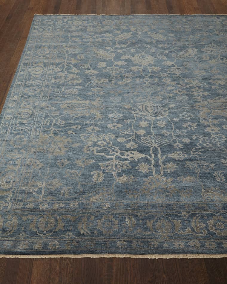 Cece Magnolia Wool Rug, 3' x 10'