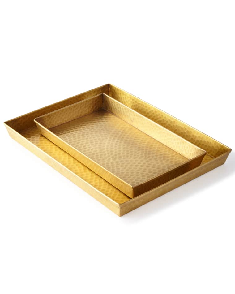 Pigeon and Poodle Verum Vanity Trays, Set of 2