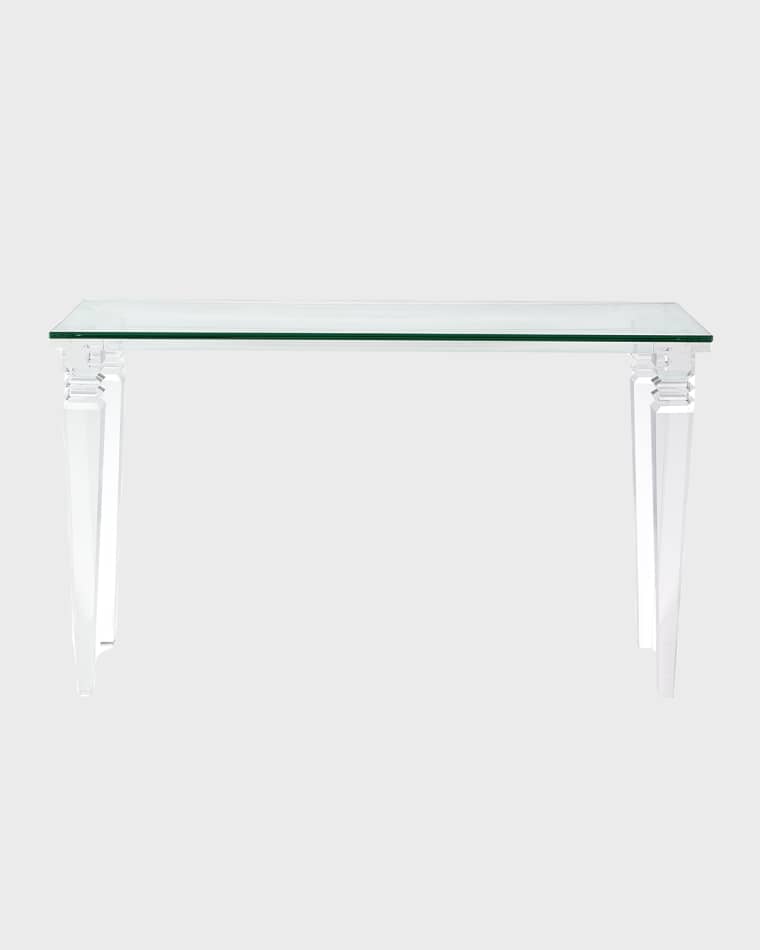 Interlude Home Christelle Acrylic Console Table