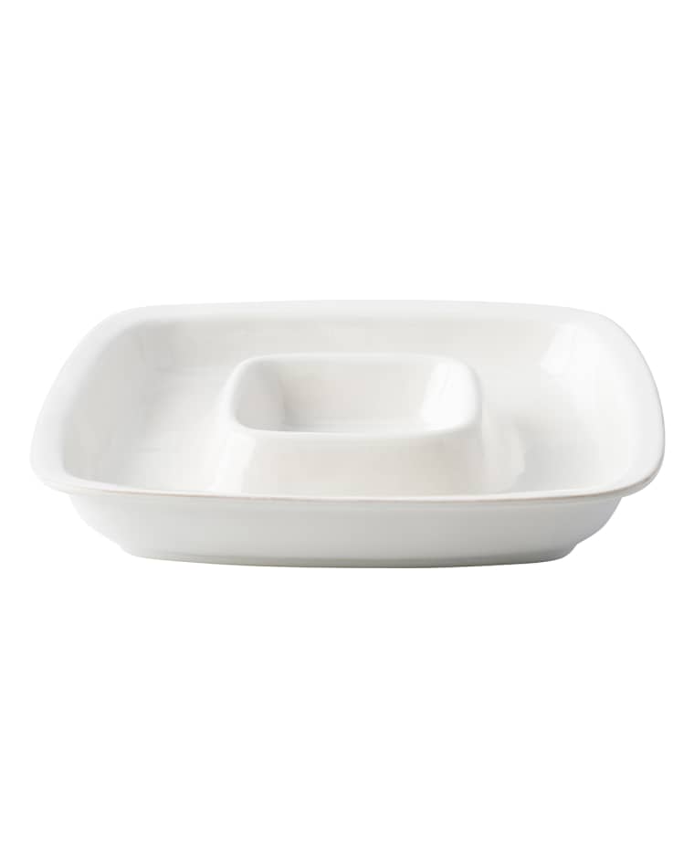 Juliska Puro Chip and Dip - Whitewash