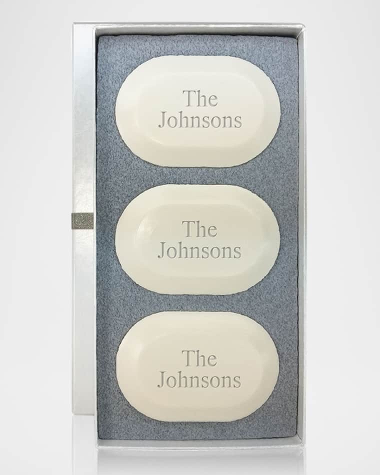 Carved Solutions Personalized Original Soap Trio - Name or Phrase