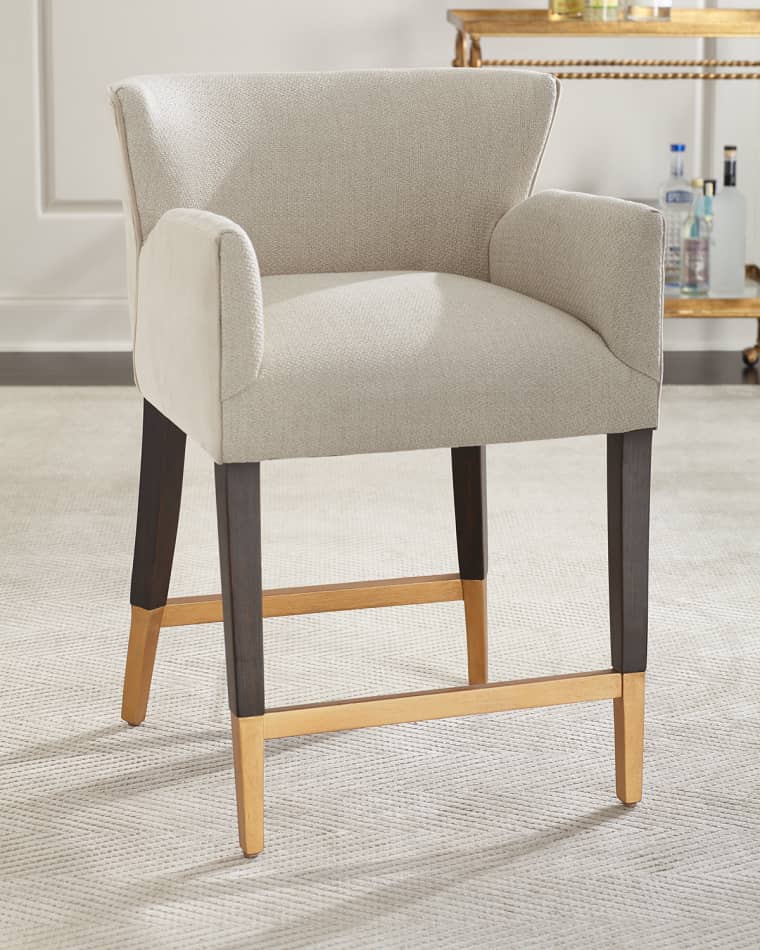 Peninsula Home Collection Stormi Upholstered Bar Stool, 30"