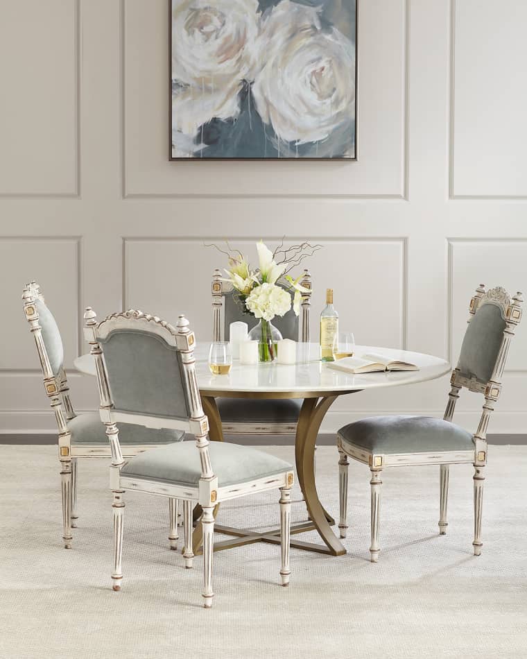 Peninsula Home Collection Angelette Velvet Dining Side Chair