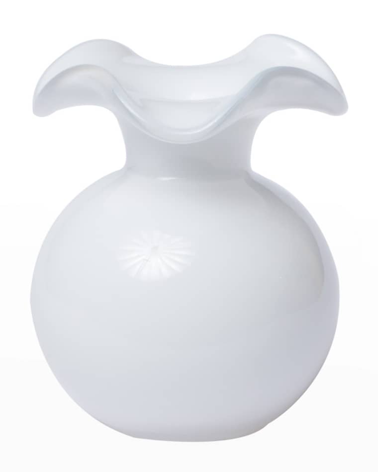 Vietri Hibiscus Glass Bud Vase, 5.5"