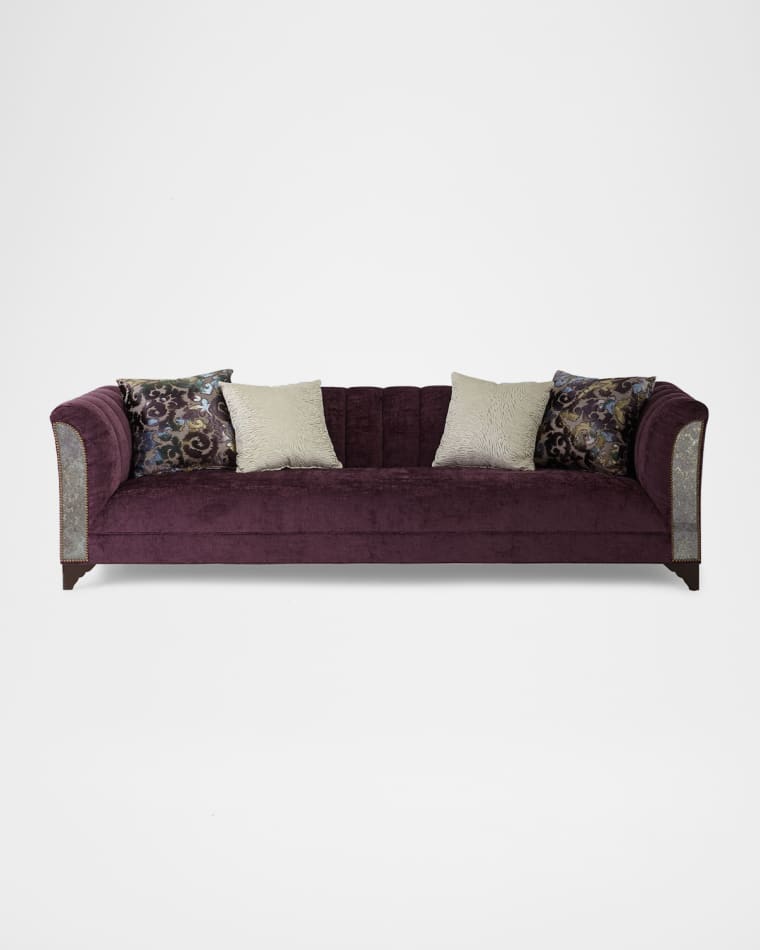 Haute House Bethany Channel Tufted Sofa 109"