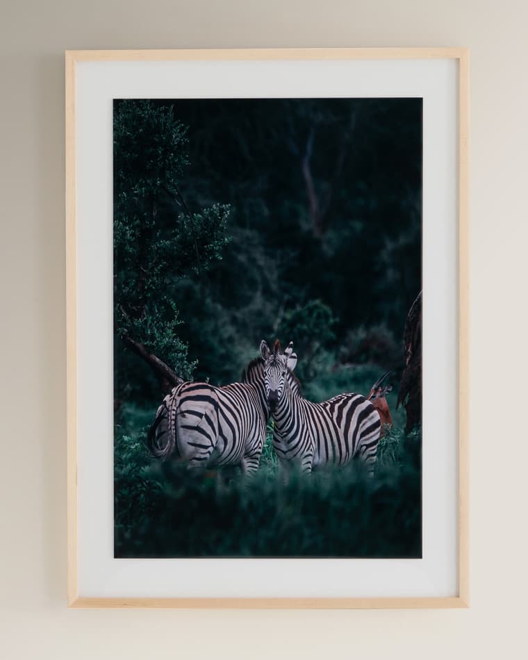 Four Hands "Watching" Photography Print On Photo Paper Framed Wall Art