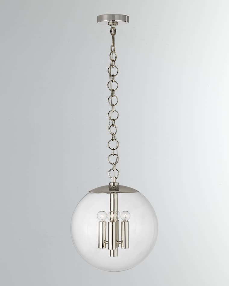 Visual Comfort Signature Turenne Medium Globe Pendant By AERIN