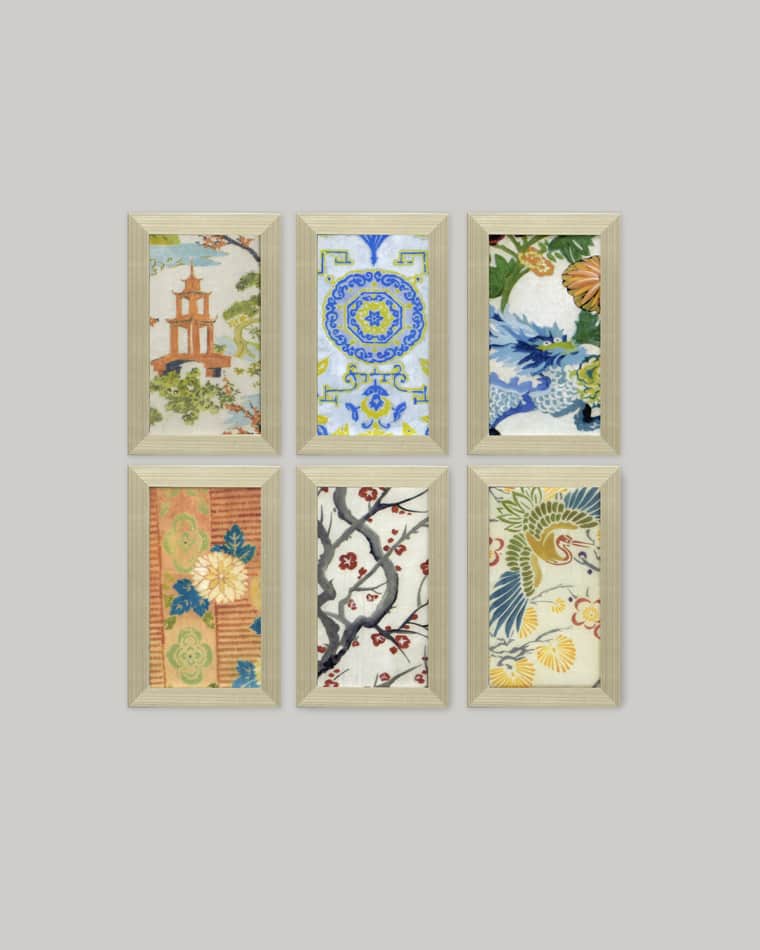 Asian Fragments Prints by Liz Jardine, Set of Six