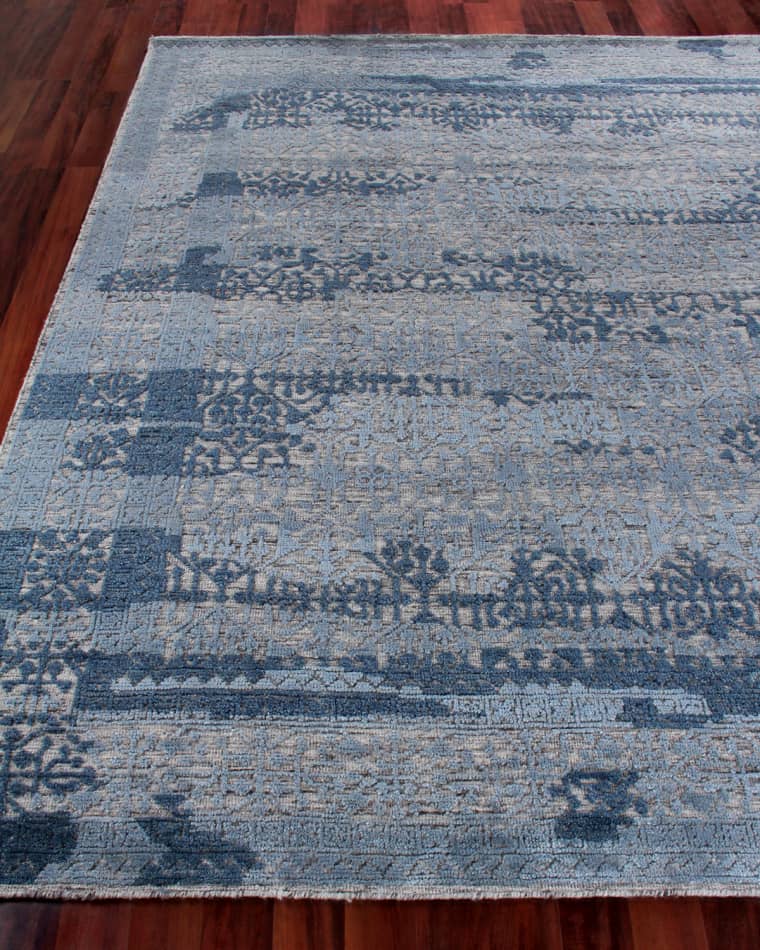 Exquisite Rugs Baker Hand-Knotted Wool Area Rug, 10' x 14'