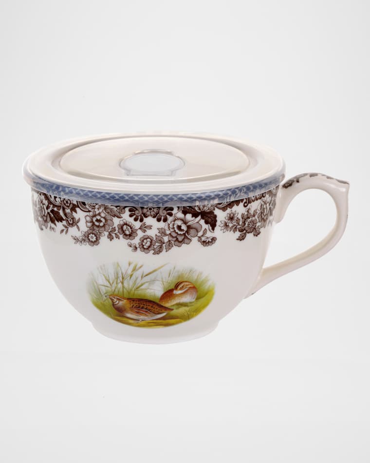 Spode Woodland Wild Quail Jumbo Cup with Lid