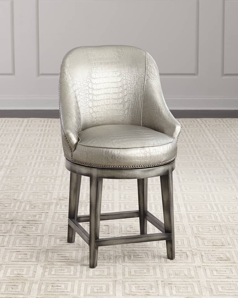 Old Hickory Tannery Ashton Counter Stool, 24"