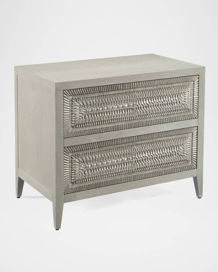 John-Richard Collection Cosmos Two-Drawer Night Stand