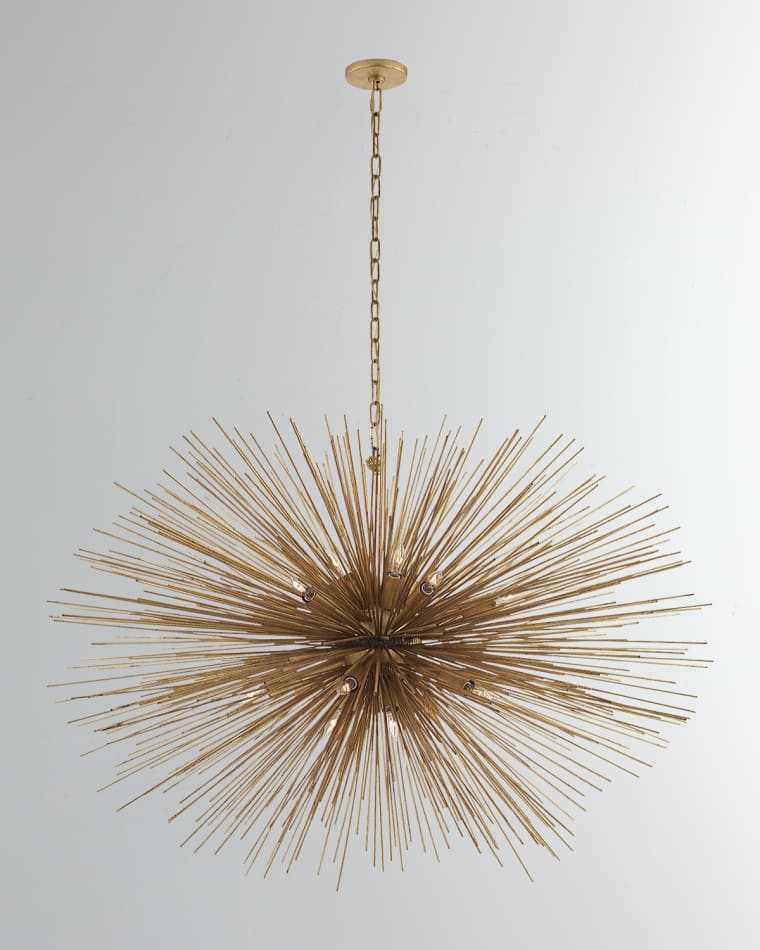 Visual Comfort Signature Strada Large Oval Chandelier By Kelly Wearstler
