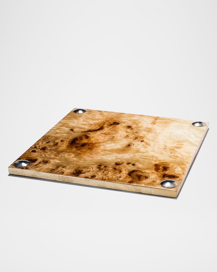 LADORADA Burl Veneer Large Serving Board