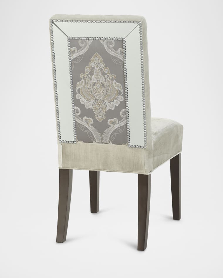 Haute House Brittany Mirrored Trim Dining Chair