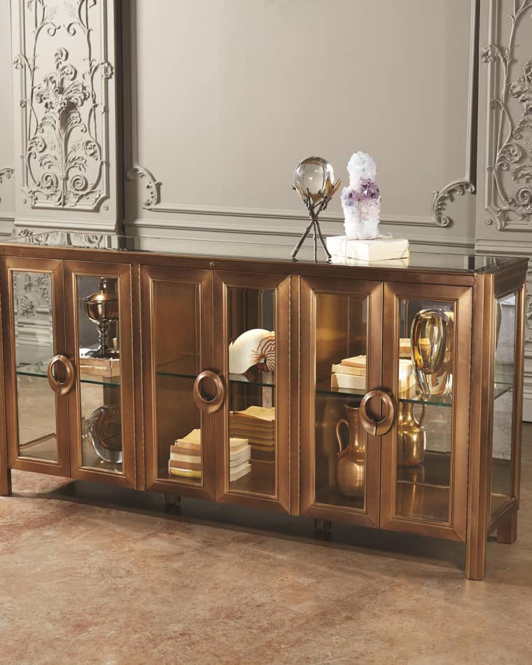 Global Views Apothecary Class Console Cabinet