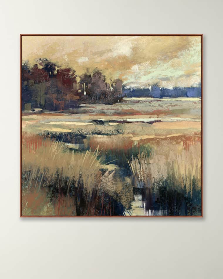 Wendover Art Group "Golden Ribbons" Wall Art on Canvas