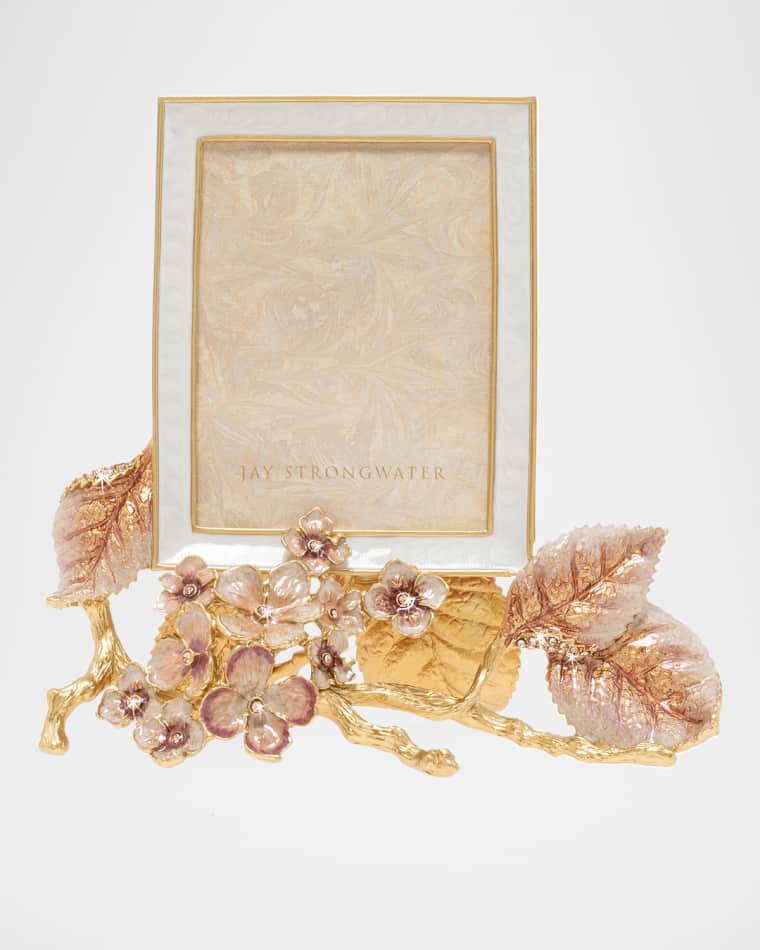 Jay Strongwater Boudoir Hydrangea Frame, 3" x 4"