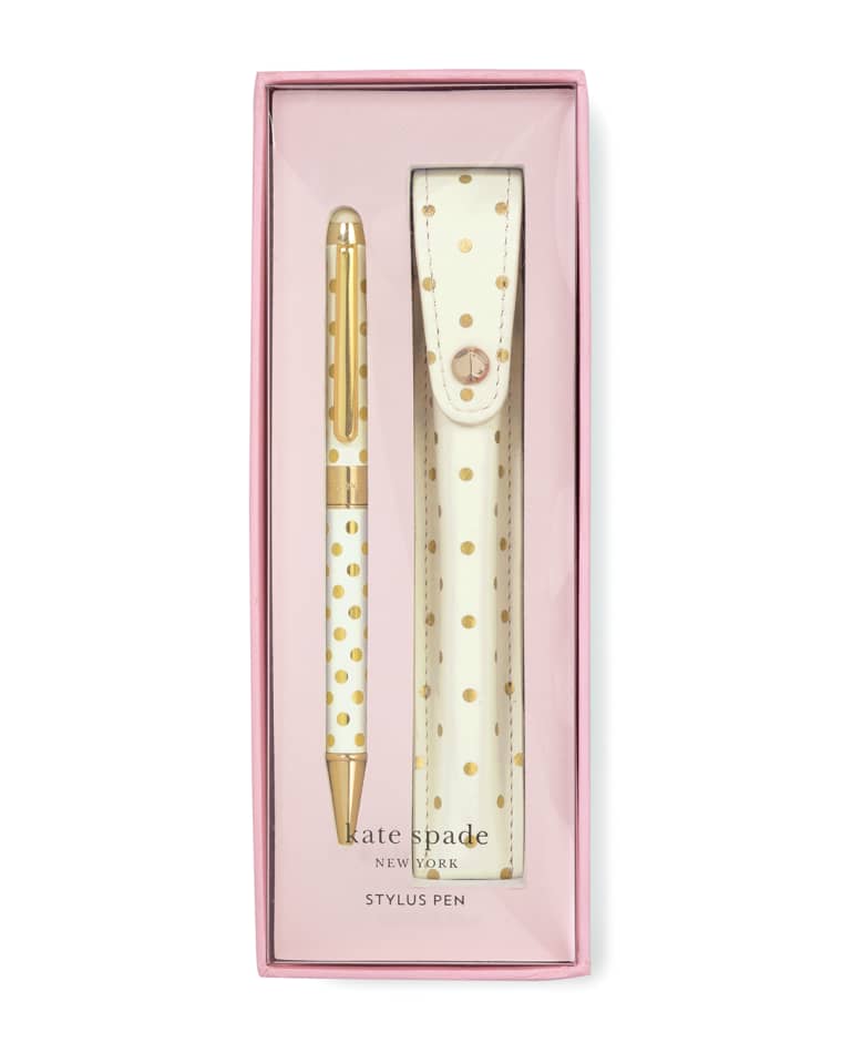 kate spade new york polka-dot stylus pen and case