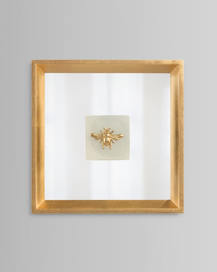 John-Richard Collection "Bee On Alabaster I" Wall Art