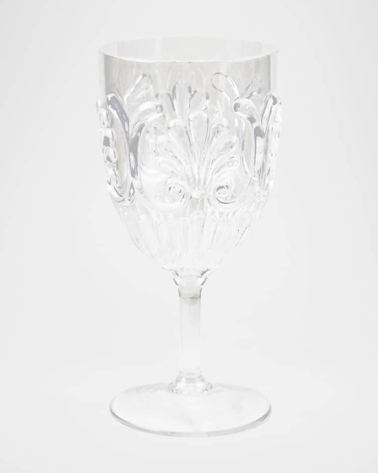 Le Cadeaux Fleur Melamine Wine Glass