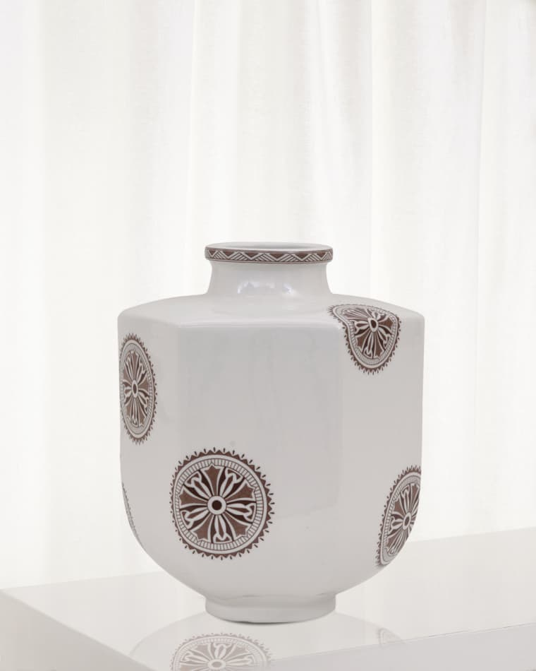 Port 68 Temba Small Vase, Brown
