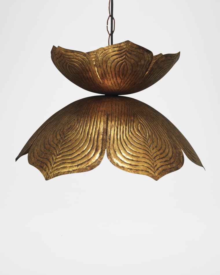 Jamie Young Large Flowering Lotus Pendant