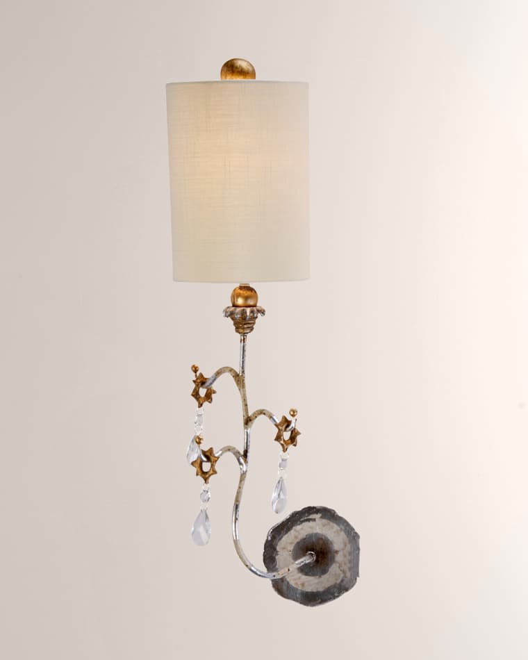 Lucas + McKearn Tivoli Silver Sconce