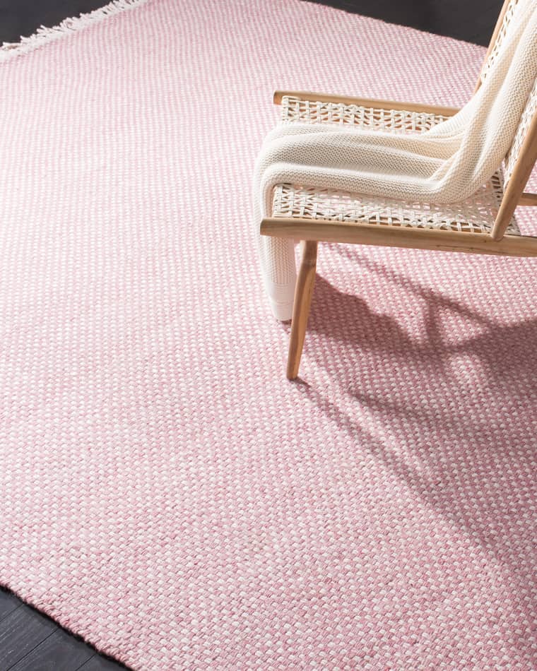 Lauren Ralph Lauren Amalie Pink Hand-Woven Flat Weave Rug, 5' x 8'