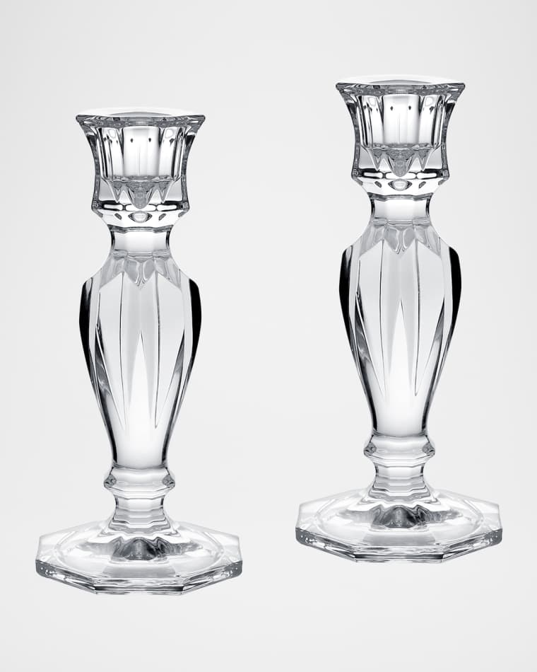 William Yeoward Crystal Mimi Candlestick Holders, Set of 2