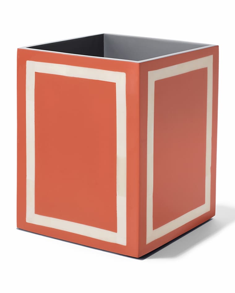 LADORADA Coral & Bone Wastebasket
