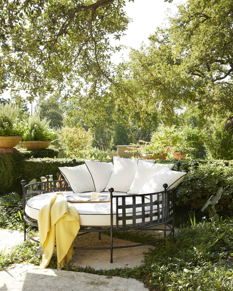 Neiman Marcus Avery Neoclassical Cuddle Chair