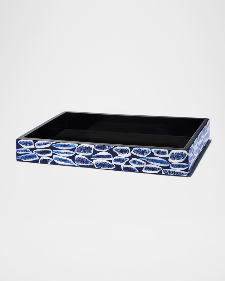 LADORADA Blue Almendro Bath Tray