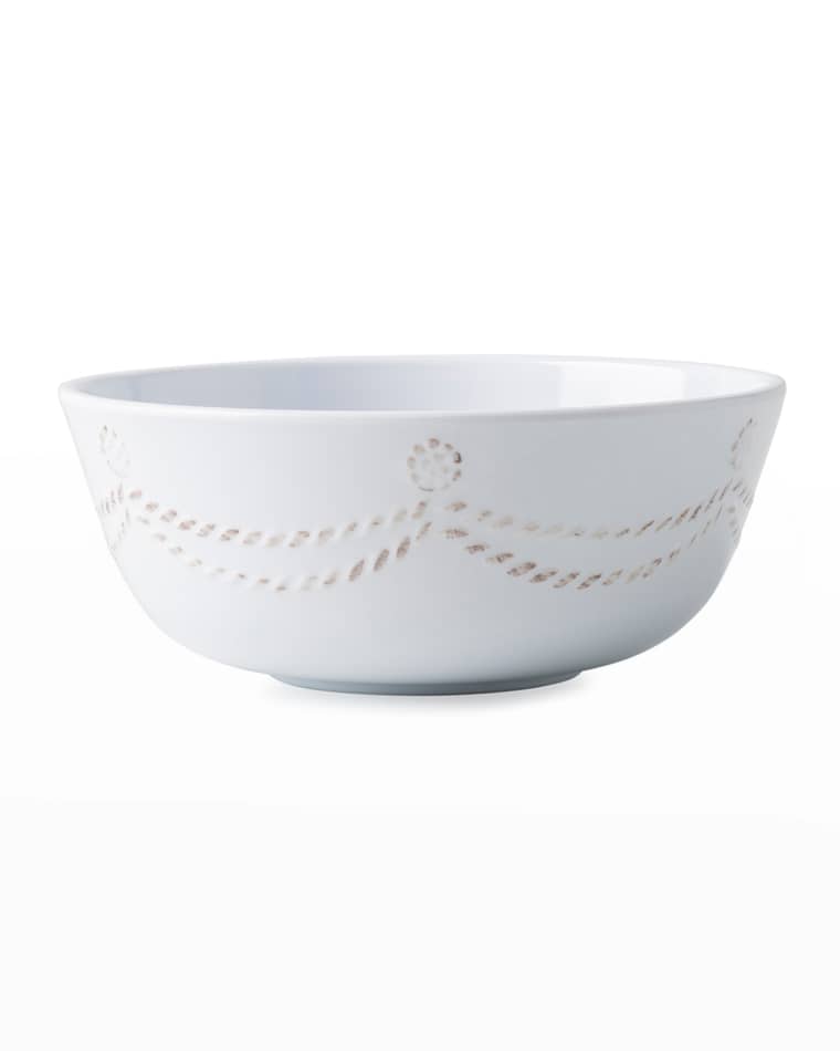 Juliska Berry & Thread Melamine Cereal/Ice Cream Bowl - Whitewash