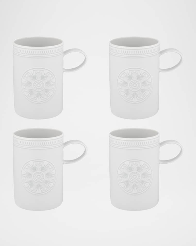 Vista Alegre Ornament Coffee Mugs, Set of Four