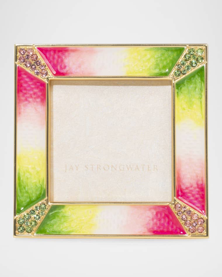 Jay Strongwater Pave Corner Frame, 2"