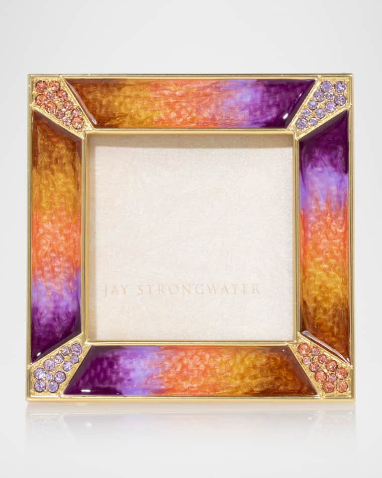 Jay Strongwater Pave Corner Frame, 2"