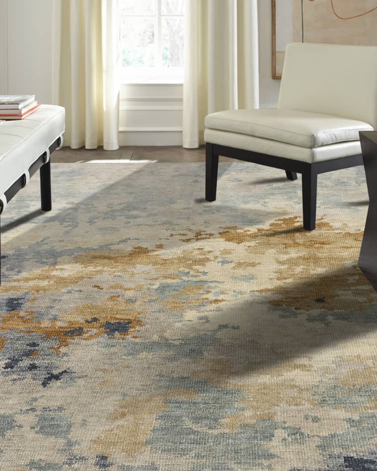 Flywheel Hand-Knotted Rug, 3' x 10'