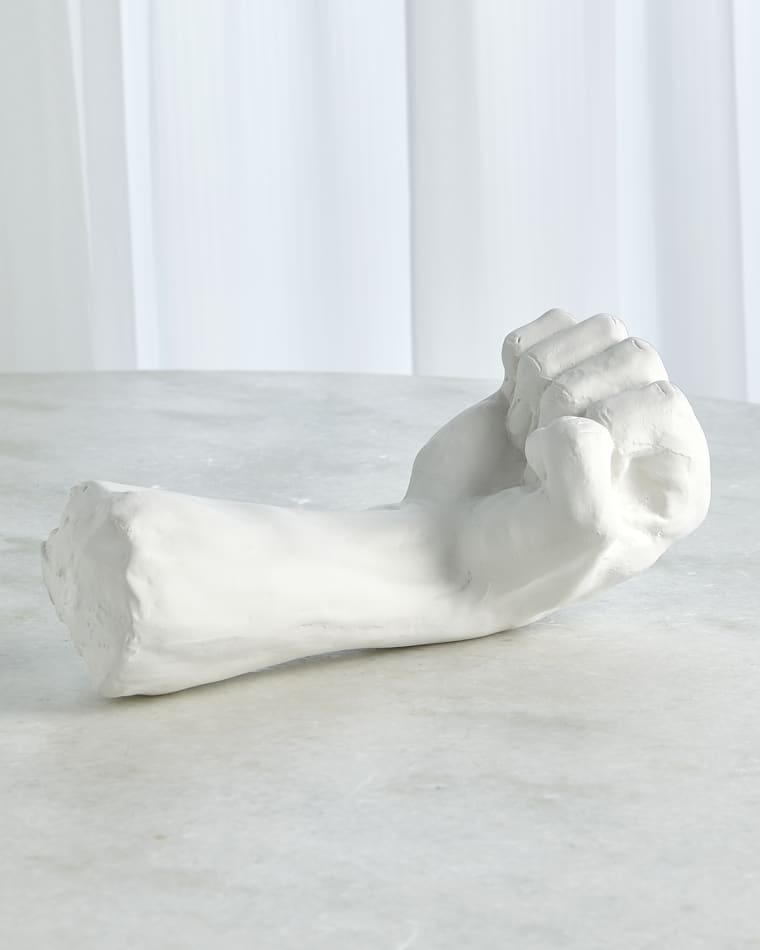 William D Scott for Global Views Hand Closed Sculpture