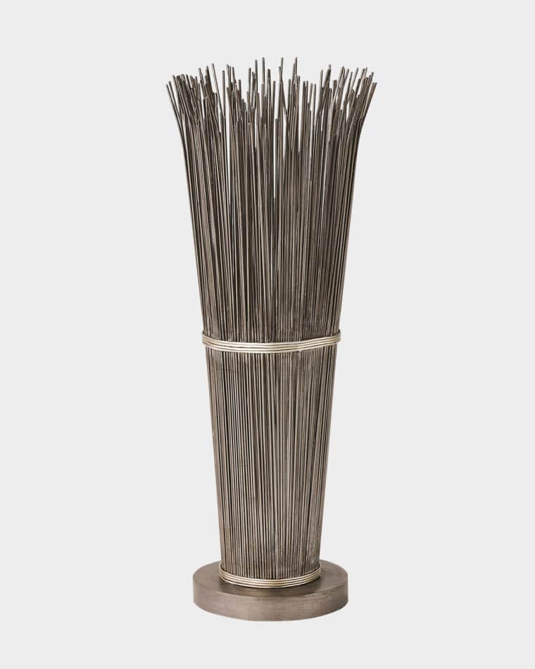 William D Scott for Global Views Large Wire Vase