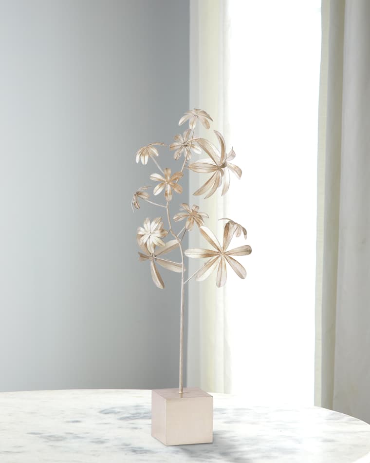 William D Scott for Global Views Dieffenbachia Plant Sculpture