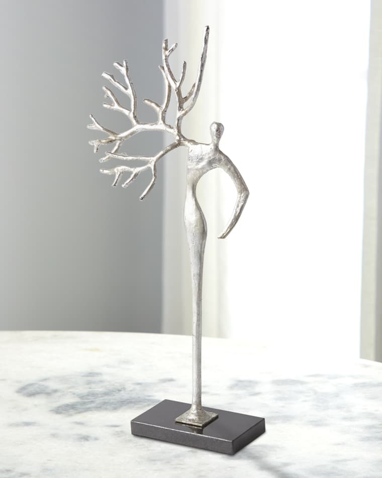 William D Scott for Global Views Branch Man Sculpture