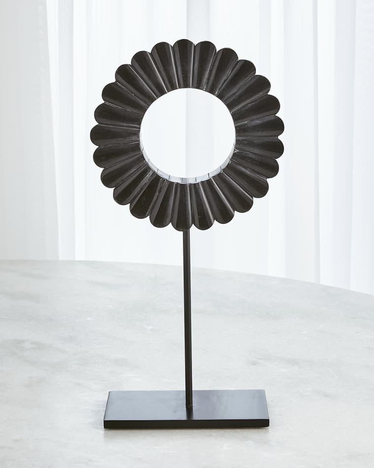 William D Scott for Global Views Small One Layer Mounted Ring Sculpture