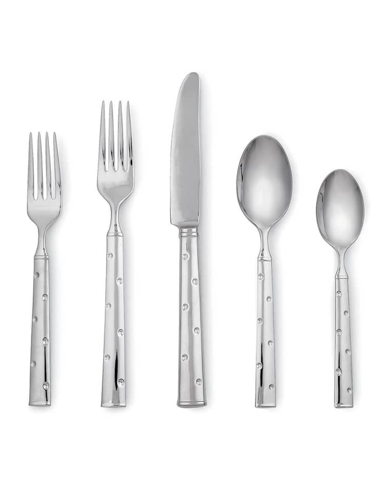 kate spade new york larabee dot 5-piece flatware set