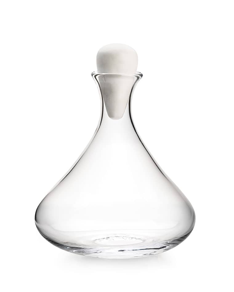 Simon Pearce Vintner Wine Decanter with Marble Stopper