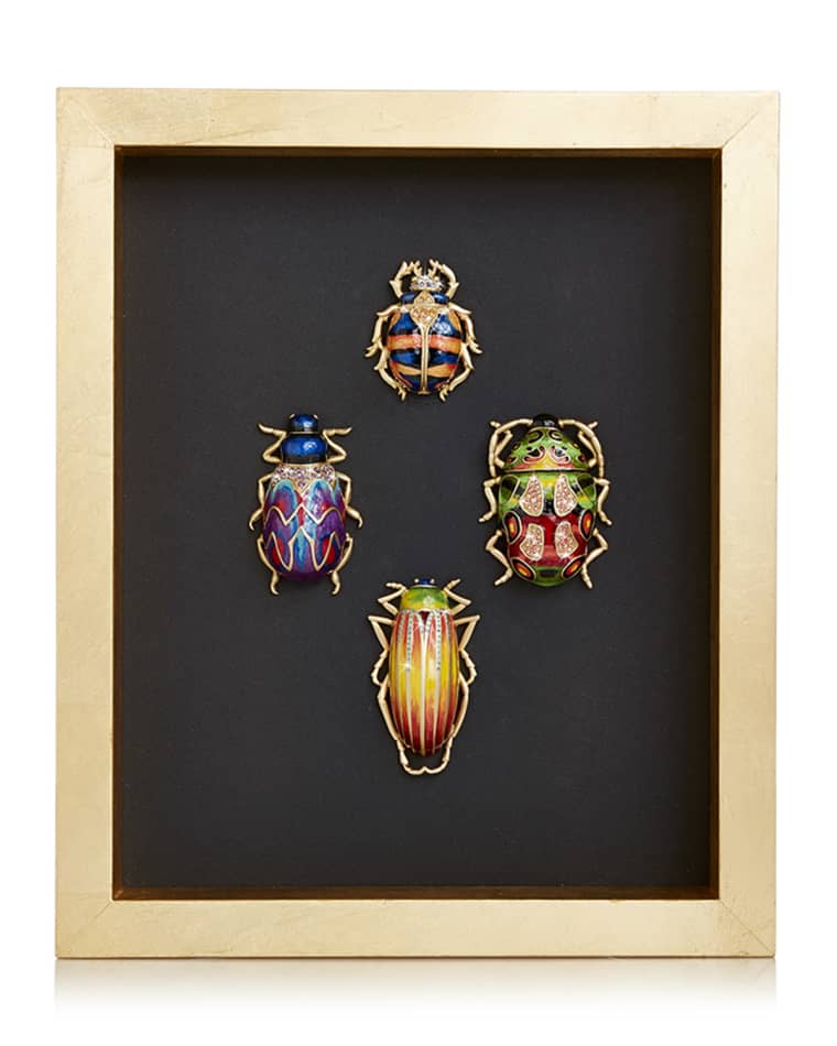 Jay Strongwater Beetle Wall Art
