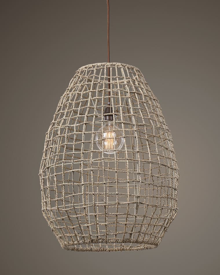 Cross Weave 1-Light Pendant