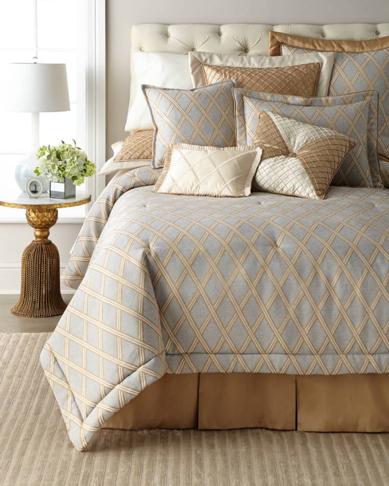 Austin Horn Collection Elegance 3-Piece Comforter Set,Queen