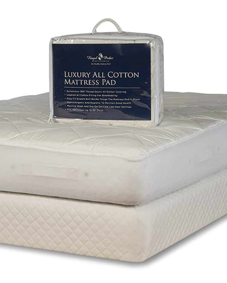 Royal-Pedic LUXURY ALL COTTON MATTRESS PAD LUXURY ALL COTTON MATTRESS PAD LUXURY ALL COTTON MATTRESS PAD