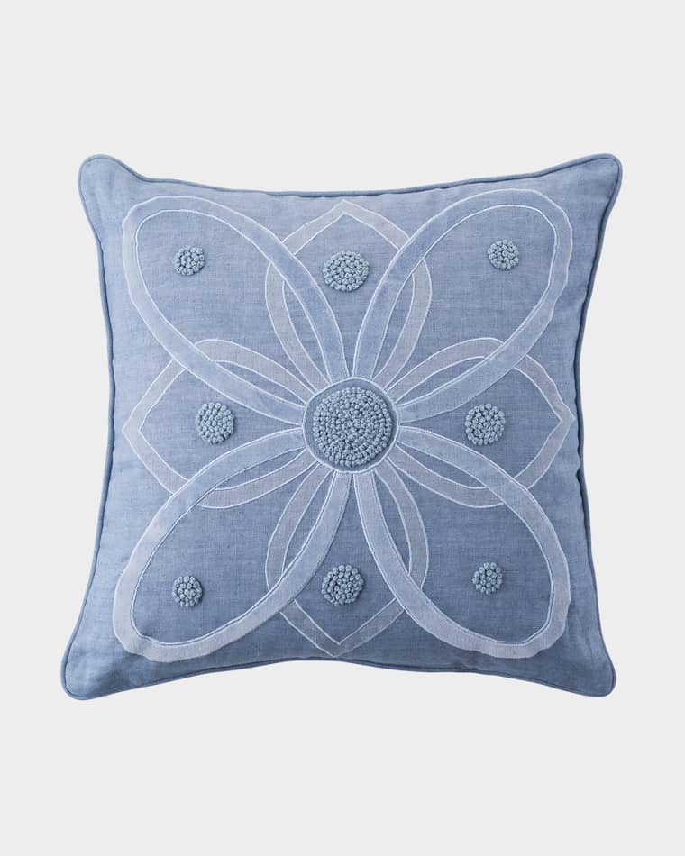 Juliska Berry & Thread 18" Pillow - Chambray